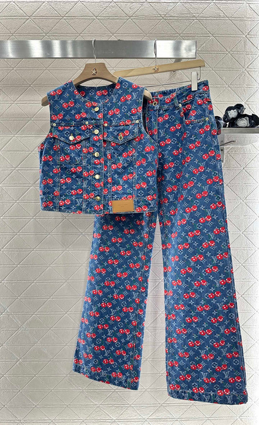 Louis *♥2025 new products Vest and trousers set