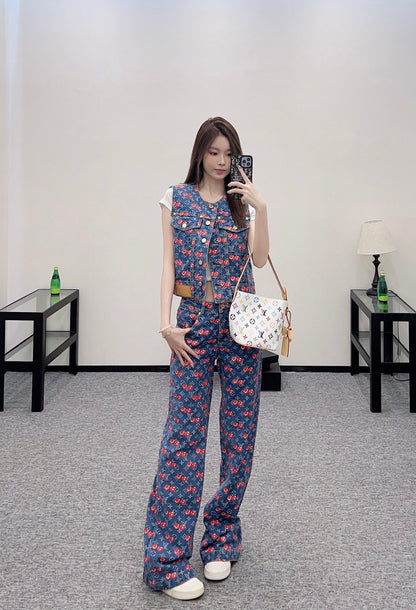 Louis *♥2025 new products Vest and trousers set