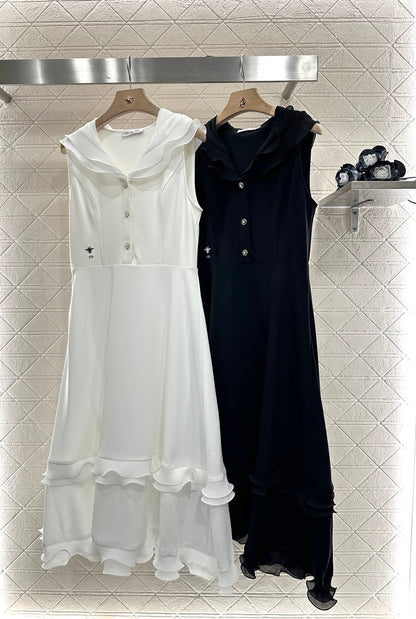 D*♥2025 new product Hooded vest dress