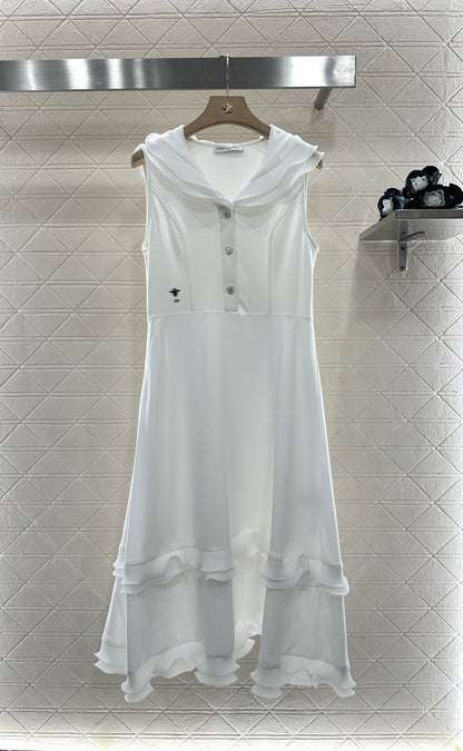 D*♥2025 new product Hooded vest dress