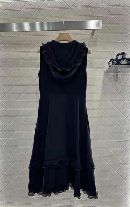 D*♥2025 new product Hooded vest dress