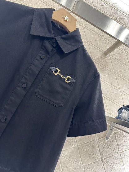 G*♥2025 new product Short-sleeved jumpsuit