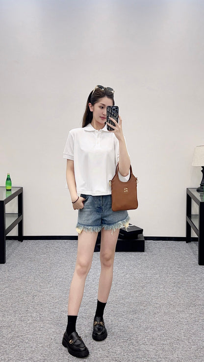 Mi*mi*♥2025 new products Short sleeves