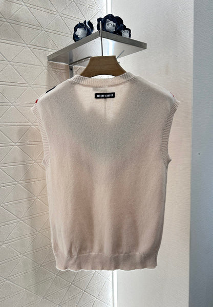 Mi*mi*♥2025 new product College knitted vest