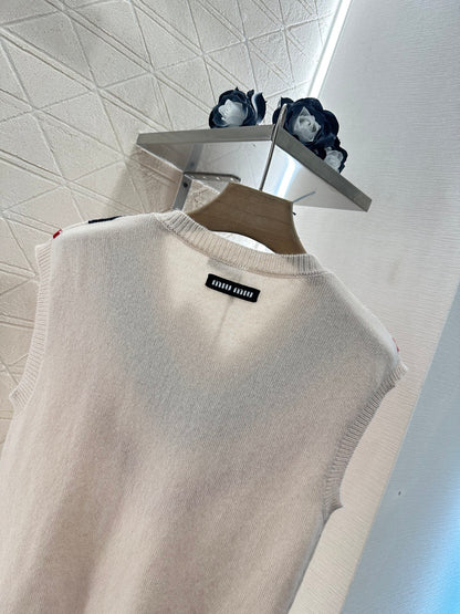 Mi*mi*♥2025 new product College knitted vest