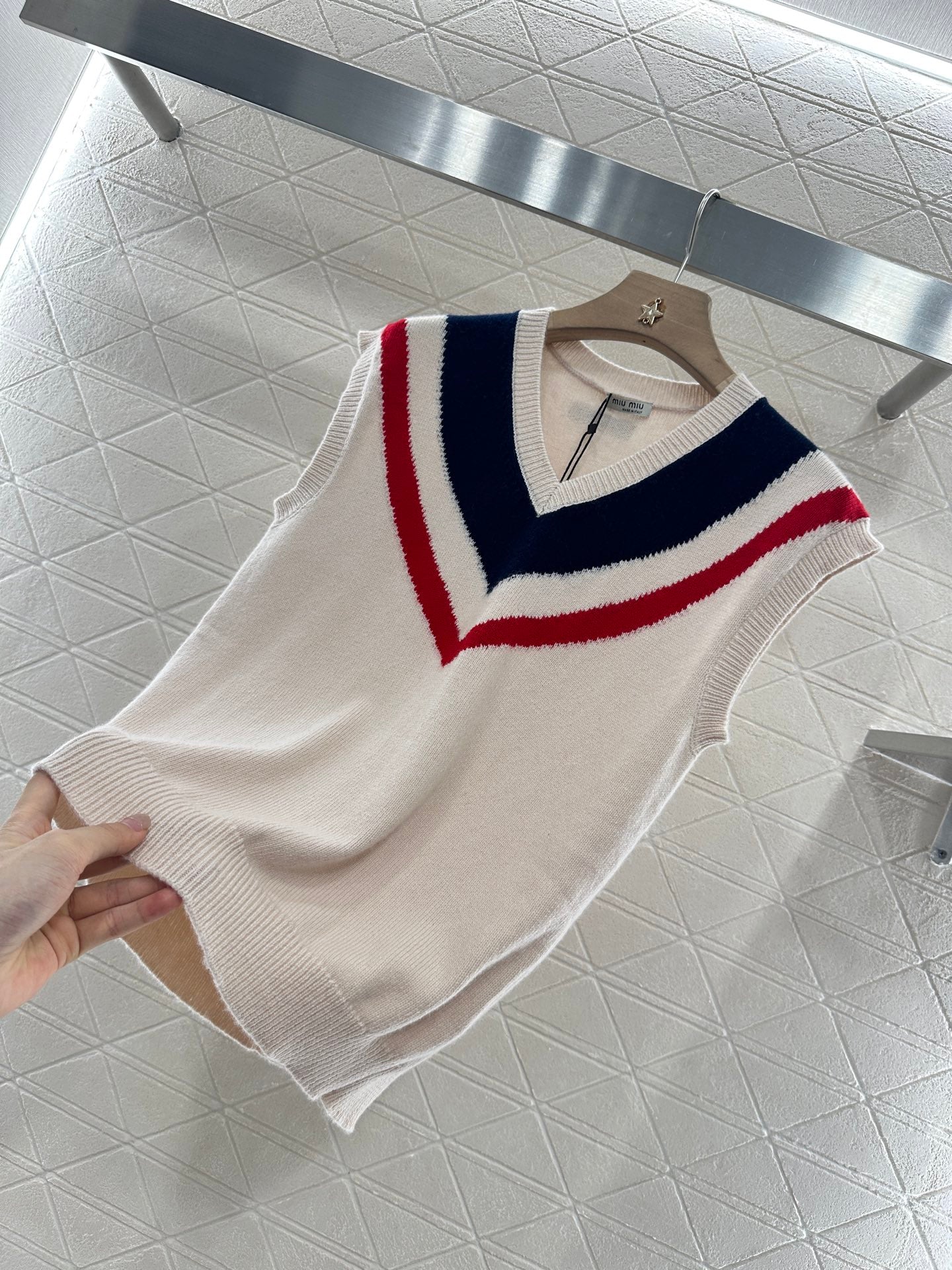 Mi*mi*♥2025 new product College knitted vest