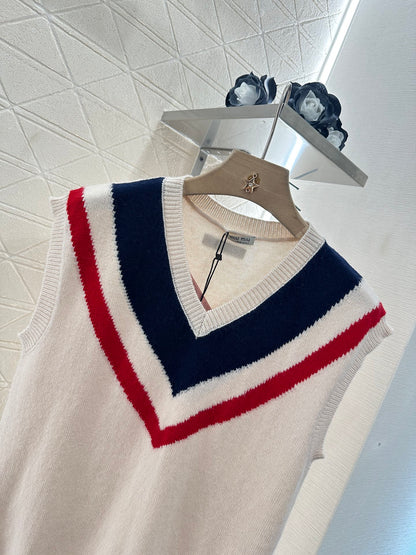 Mi*mi*♥2025 new product College knitted vest