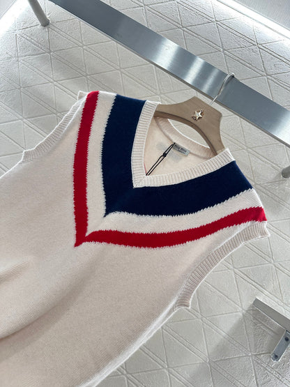 Mi*mi*♥2025 new product College knitted vest