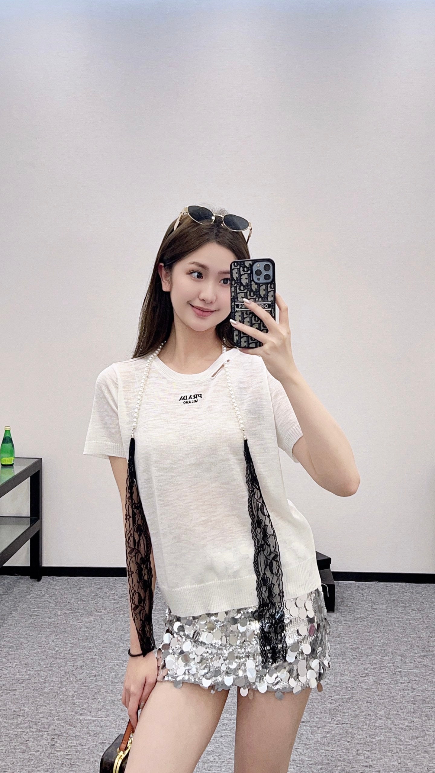 P*♥2025 new product Lace knitted short sleeves
