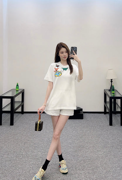 Louis *♥2025 new products Cartoon knitted top