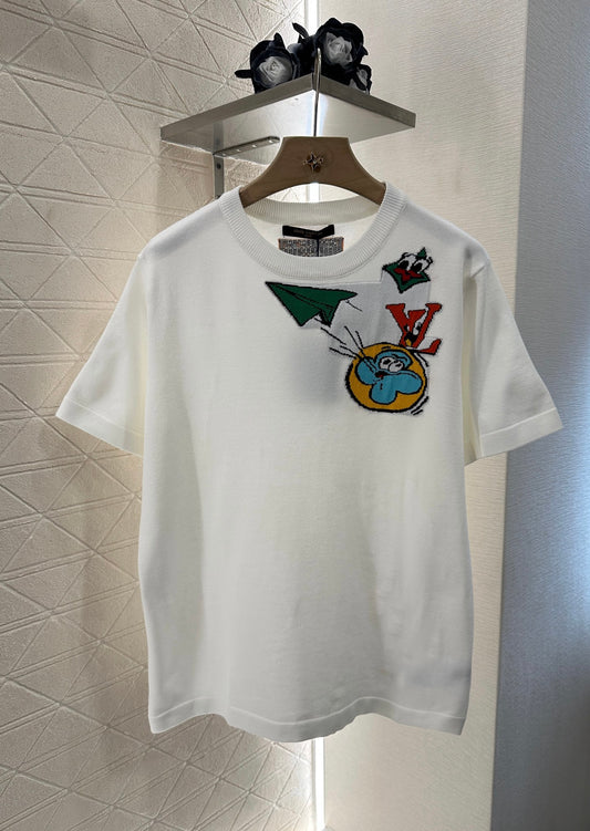 Louis *♥2025 new products Cartoon knitted top