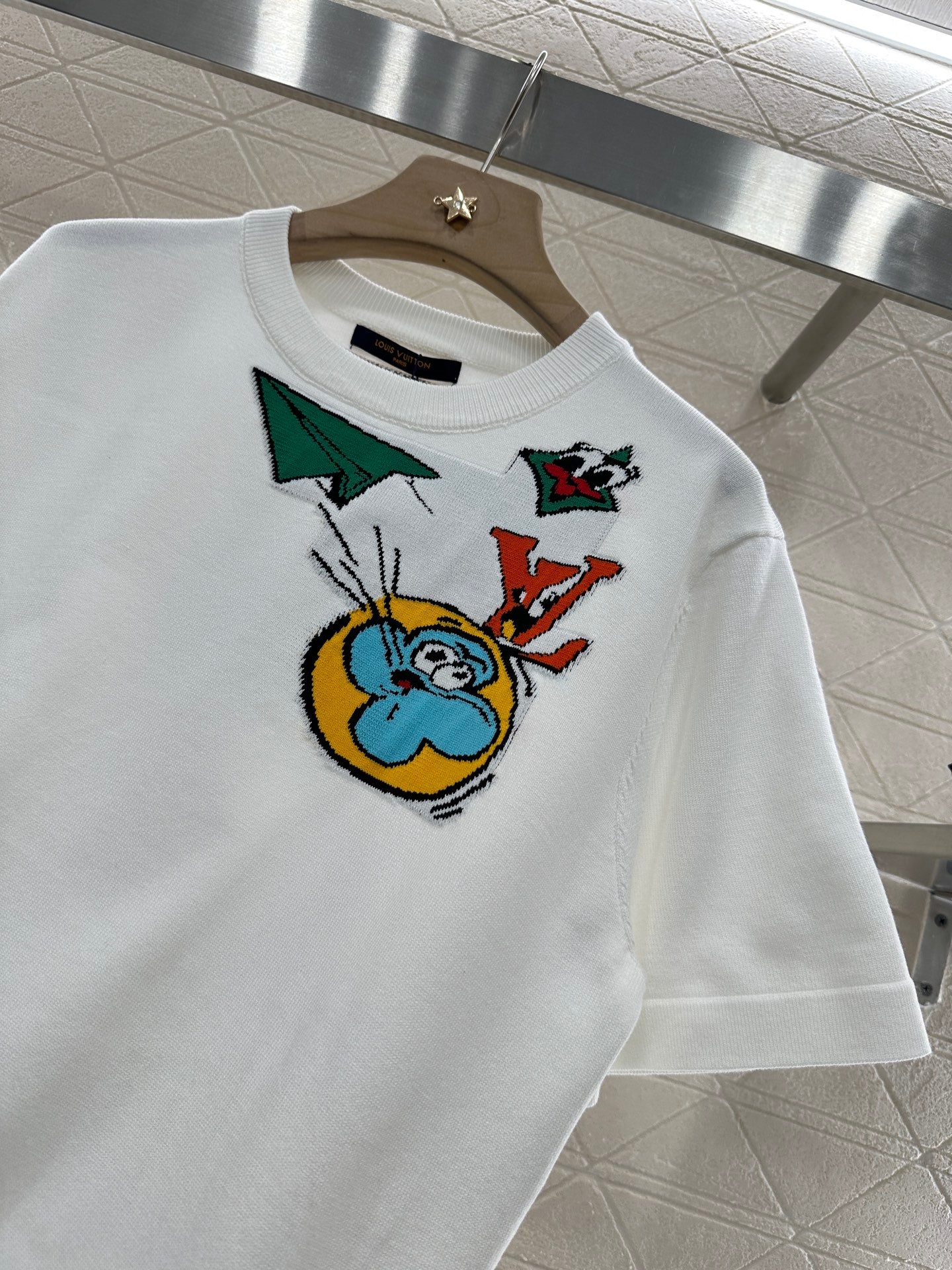 Louis *♥2025 new products Cartoon knitted top