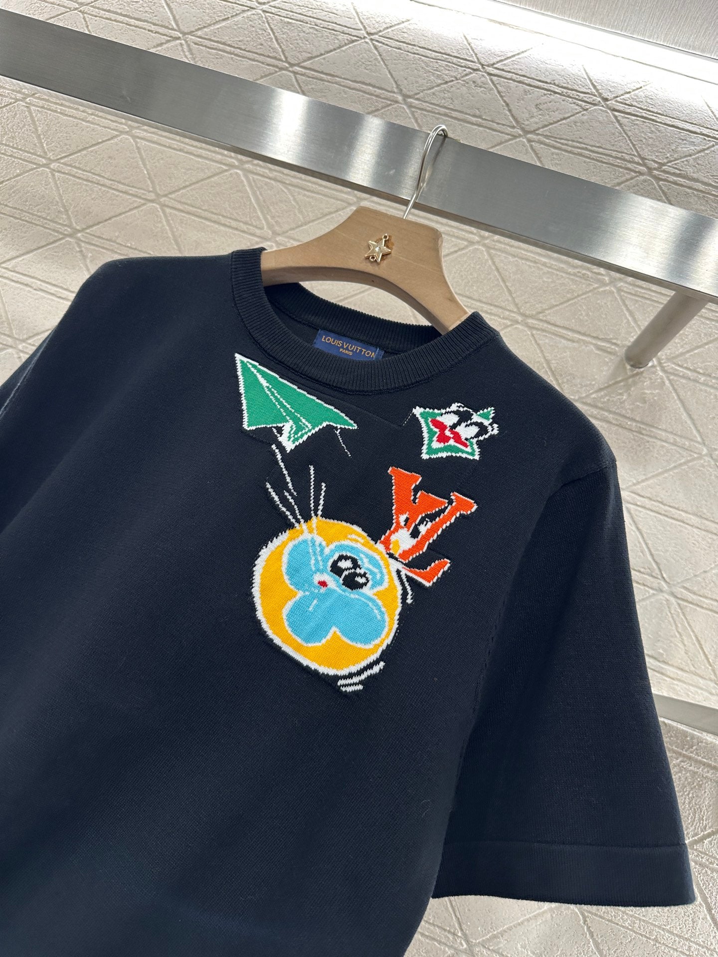 Louis *♥2025 new products Cartoon knitted top