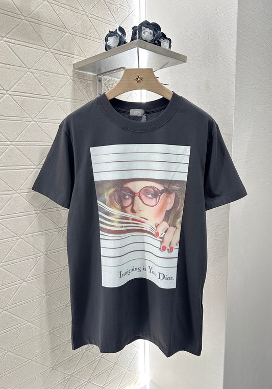 D*♥2025 new product Printed round neck