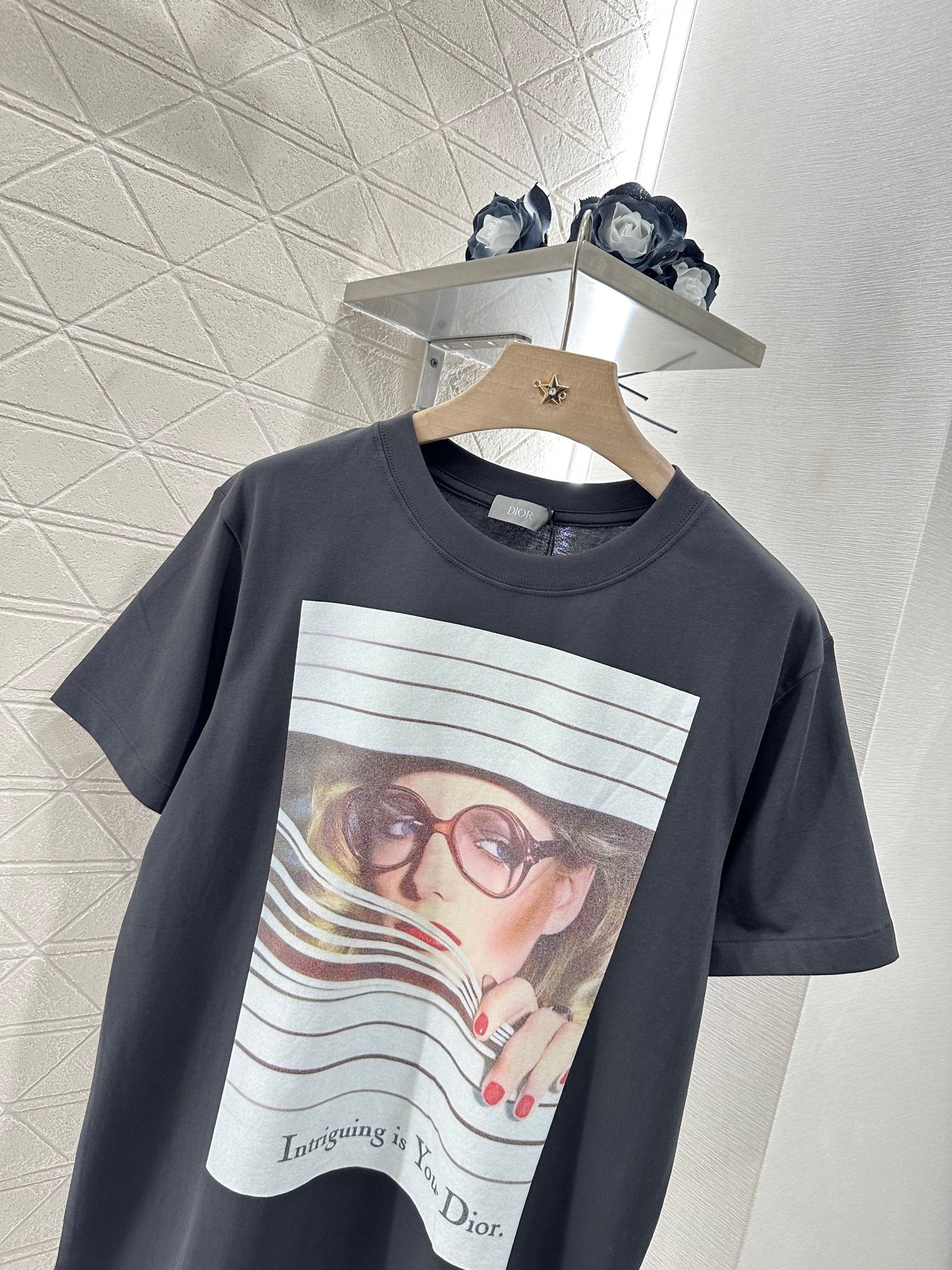 D*♥2025 new product Printed round neck