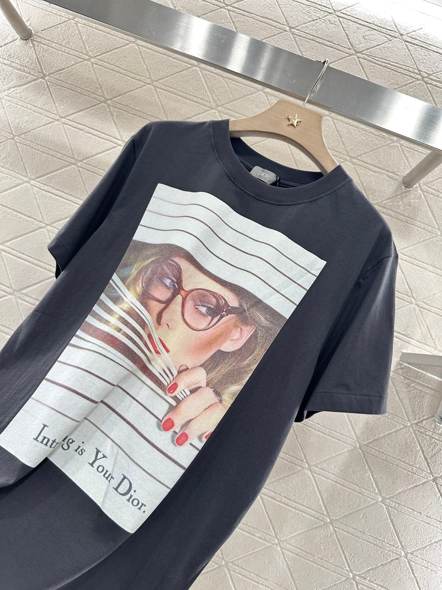 D*♥2025 new product Printed round neck