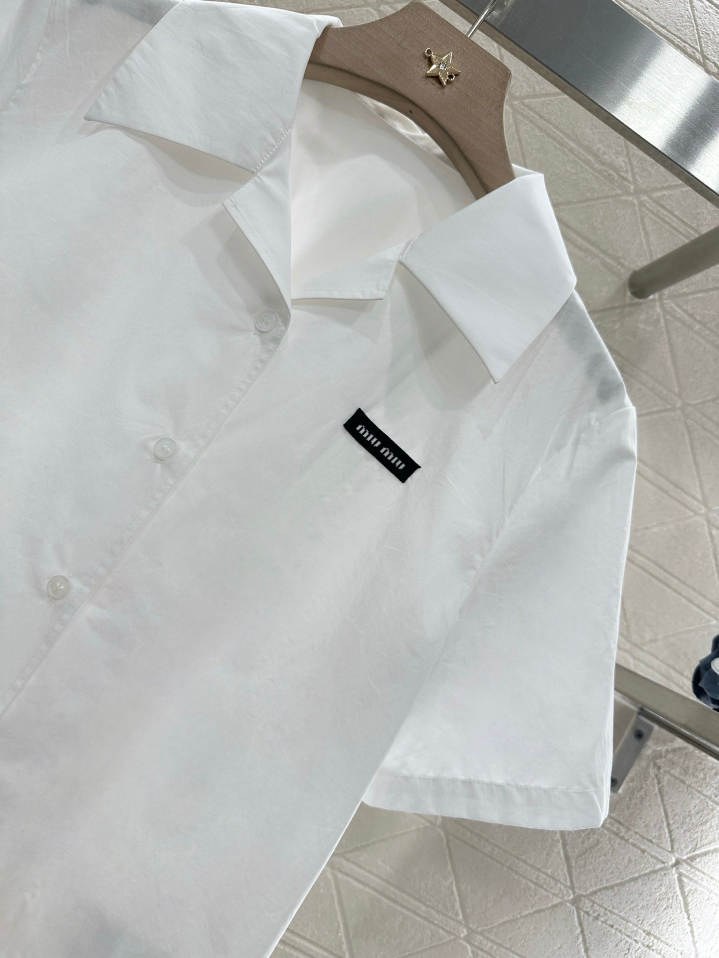 Mi*mi*♥2025 new product Lace embroidered shirt