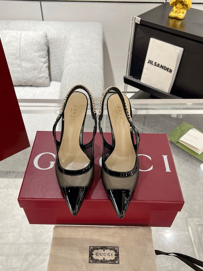 G* New Chain High Heel Sandals