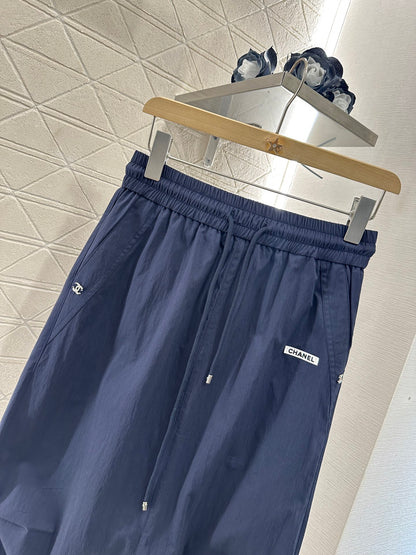 C*♥2025 new product Slit drawstring skirt