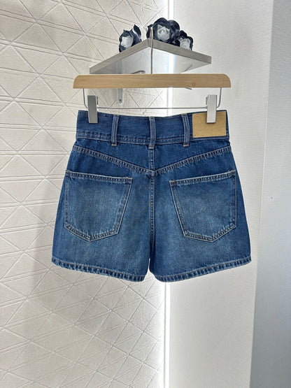 C*♥2025 new products Denim pocket shorts