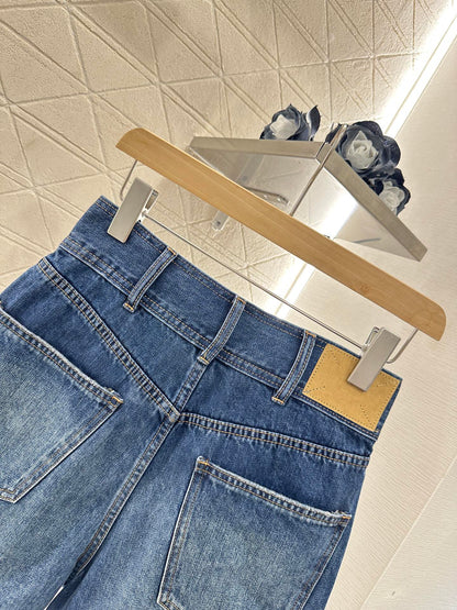 C*♥2025 new products Denim pocket shorts