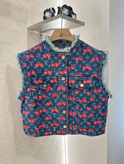 Louis *♥2025 new products Vest and skirt set
