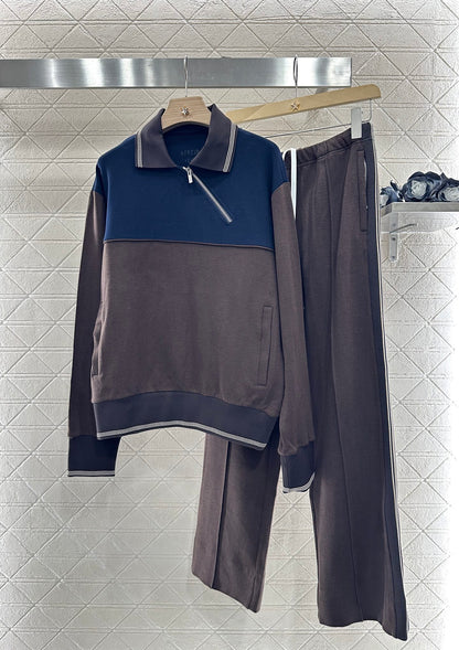 Mi*mi*♥2025 new product Long pants and open-front sweatshirt set