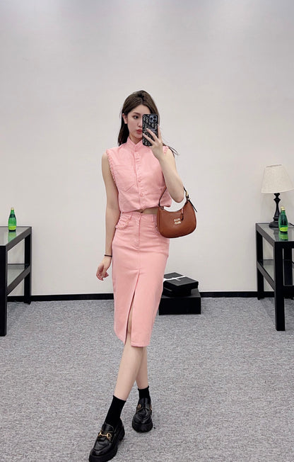 G*♥2025 new products Top and skirt set