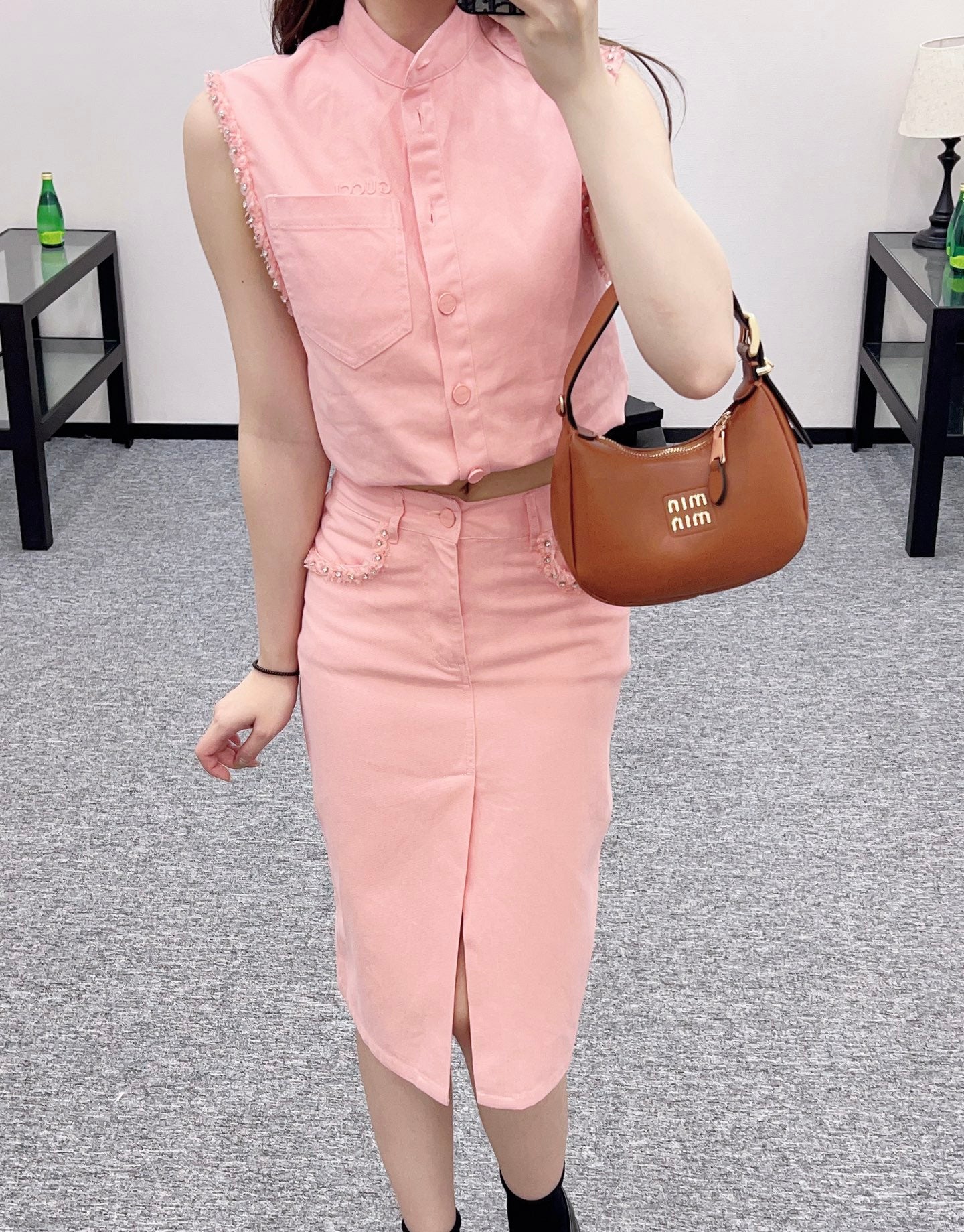 G*♥2025 new products Top and skirt set