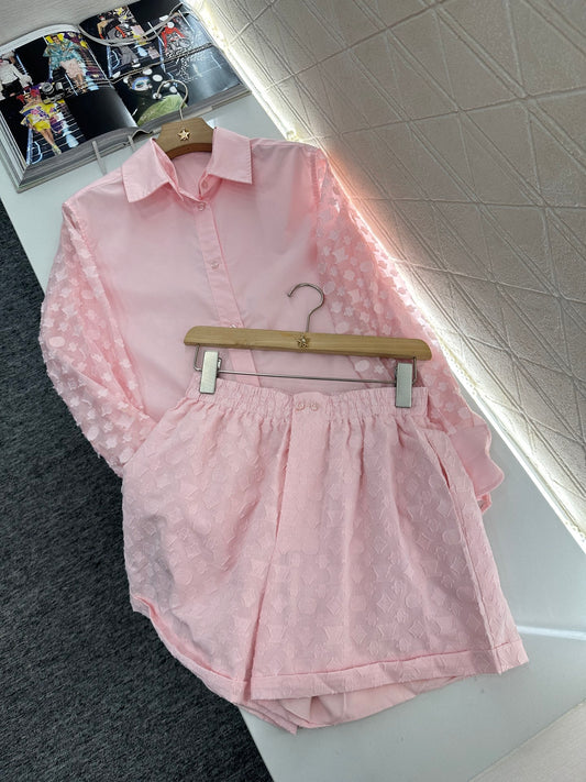 Louis *♥2025 new products Shirt and shorts set