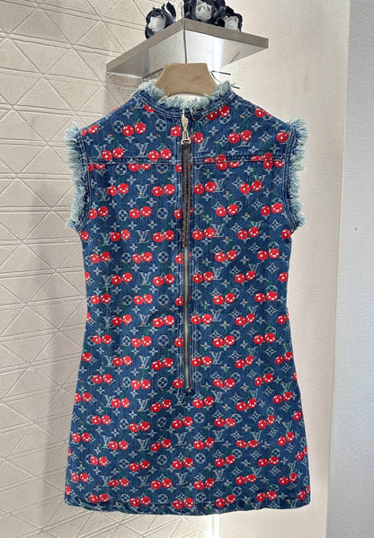 Louis*♥2025 new products Denim dress