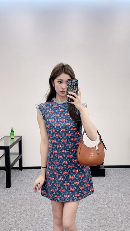 Louis*♥2025 new products Denim dress