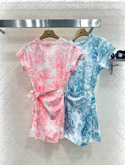 D*♥2025 new product Lace-up dress