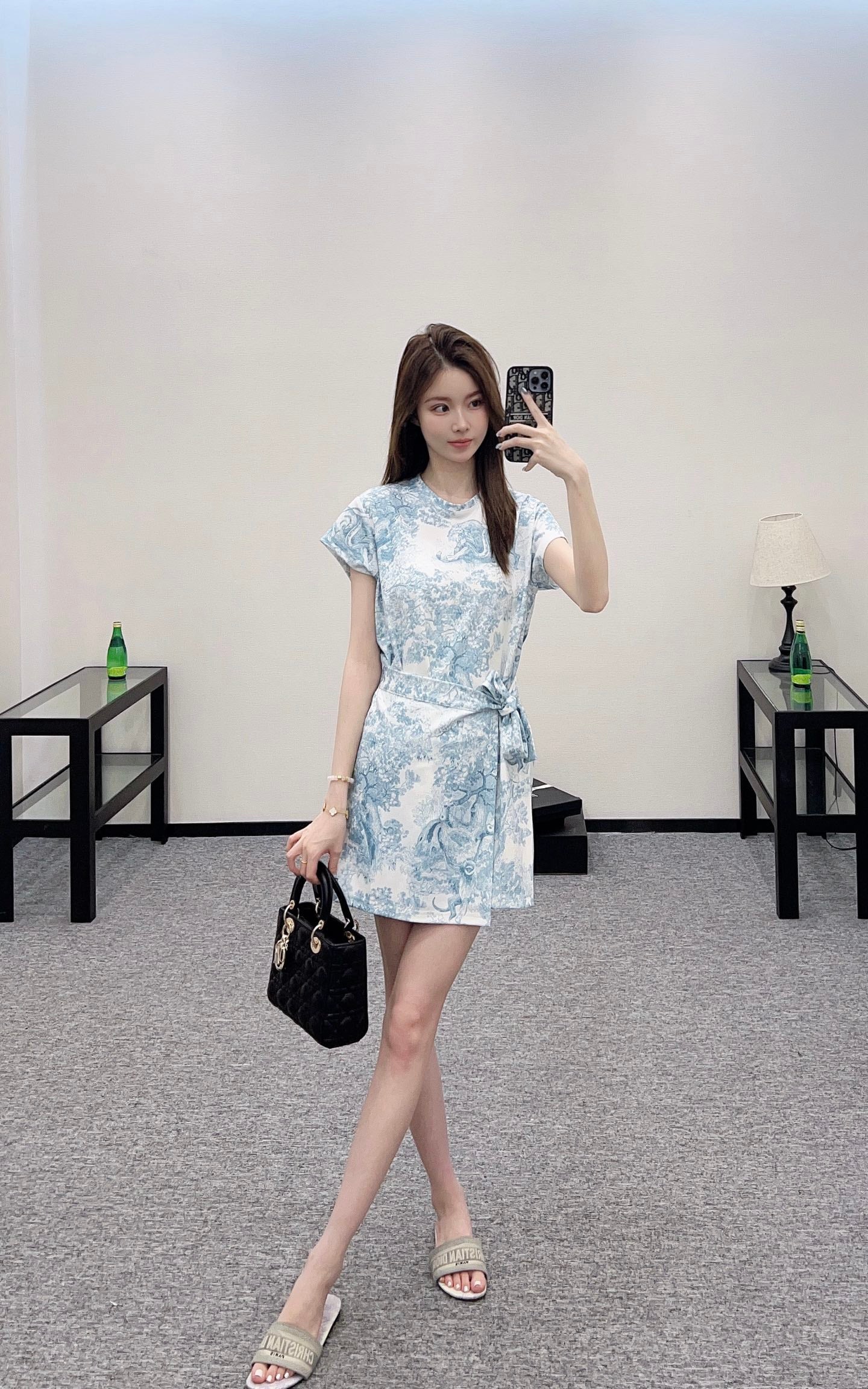 D*♥2025 new product Lace-up dress