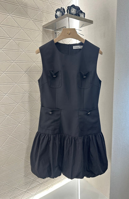 D*♥2025 new product Pocket vest dress