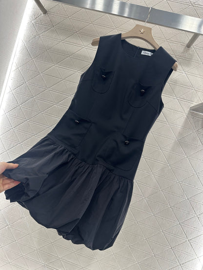 D*♥2025 new product Pocket vest dress