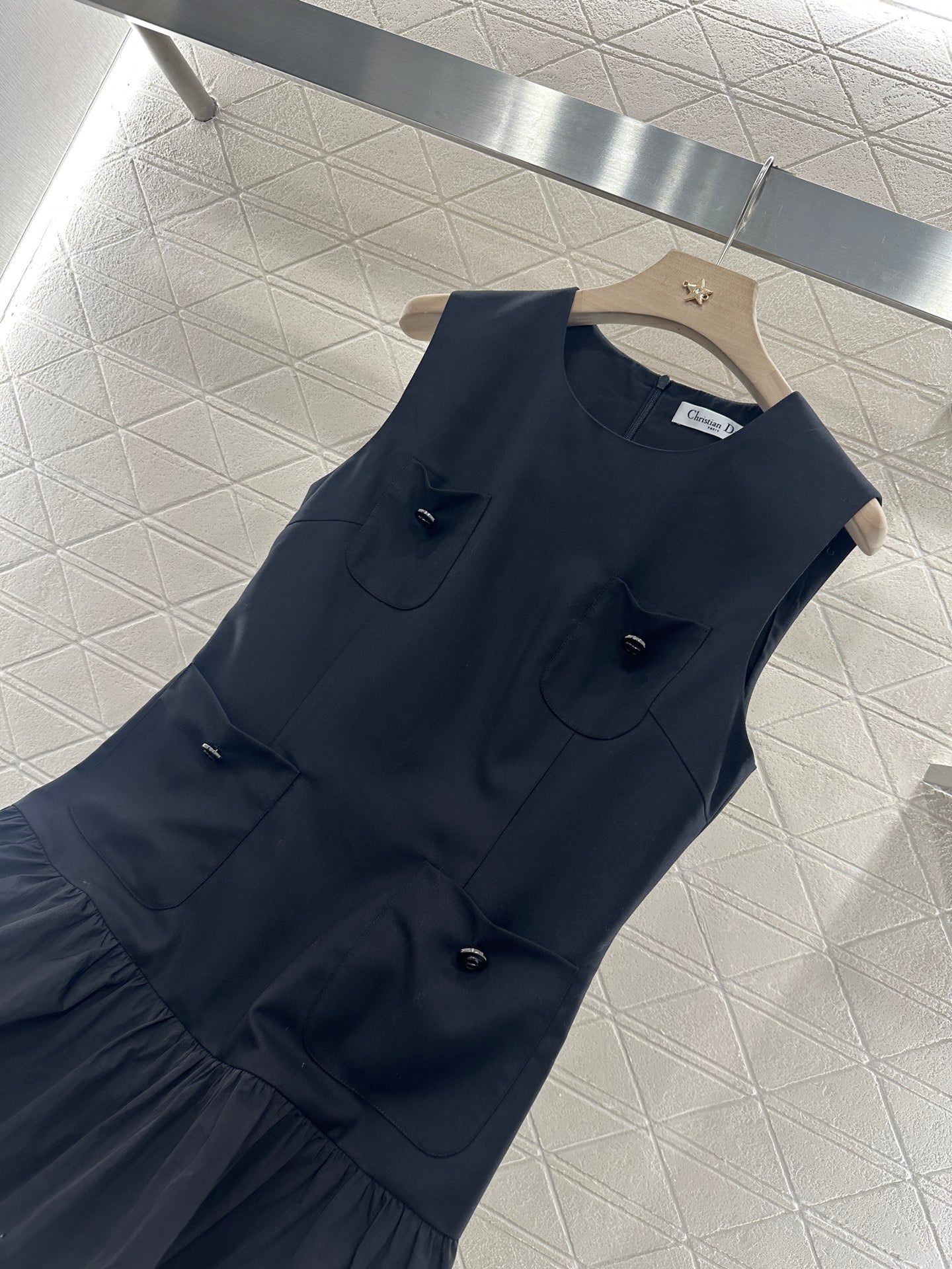 D*♥2025 new product Pocket vest dress