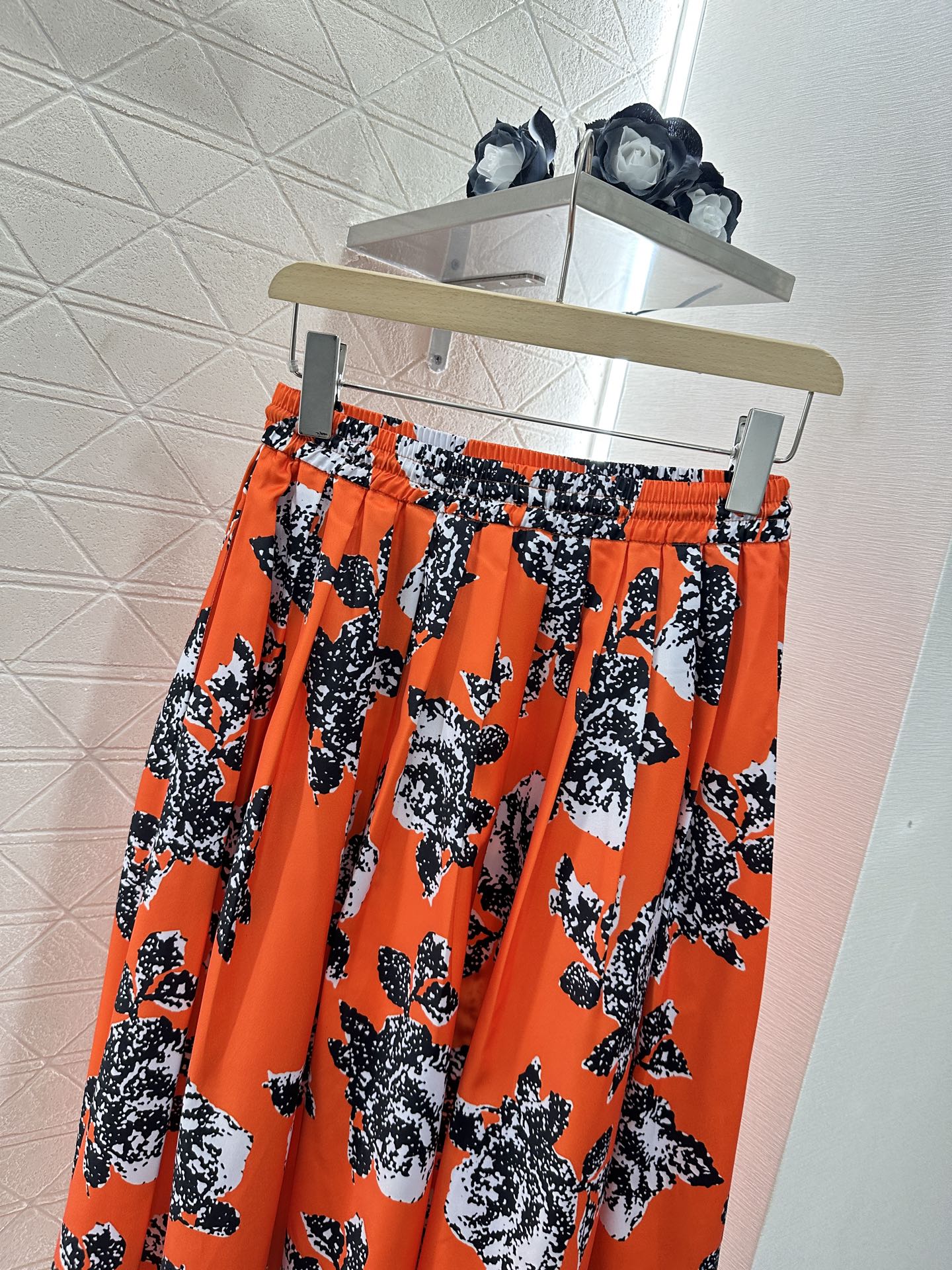 Louis *♥2025 new product Elastic floral skirt