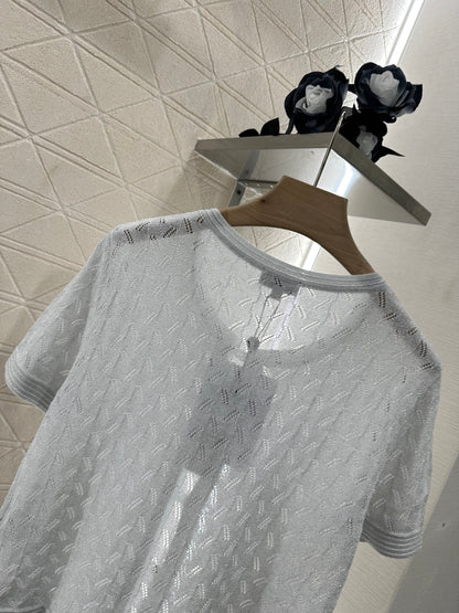 C*♥2025 new product Rhinestone button cardigan