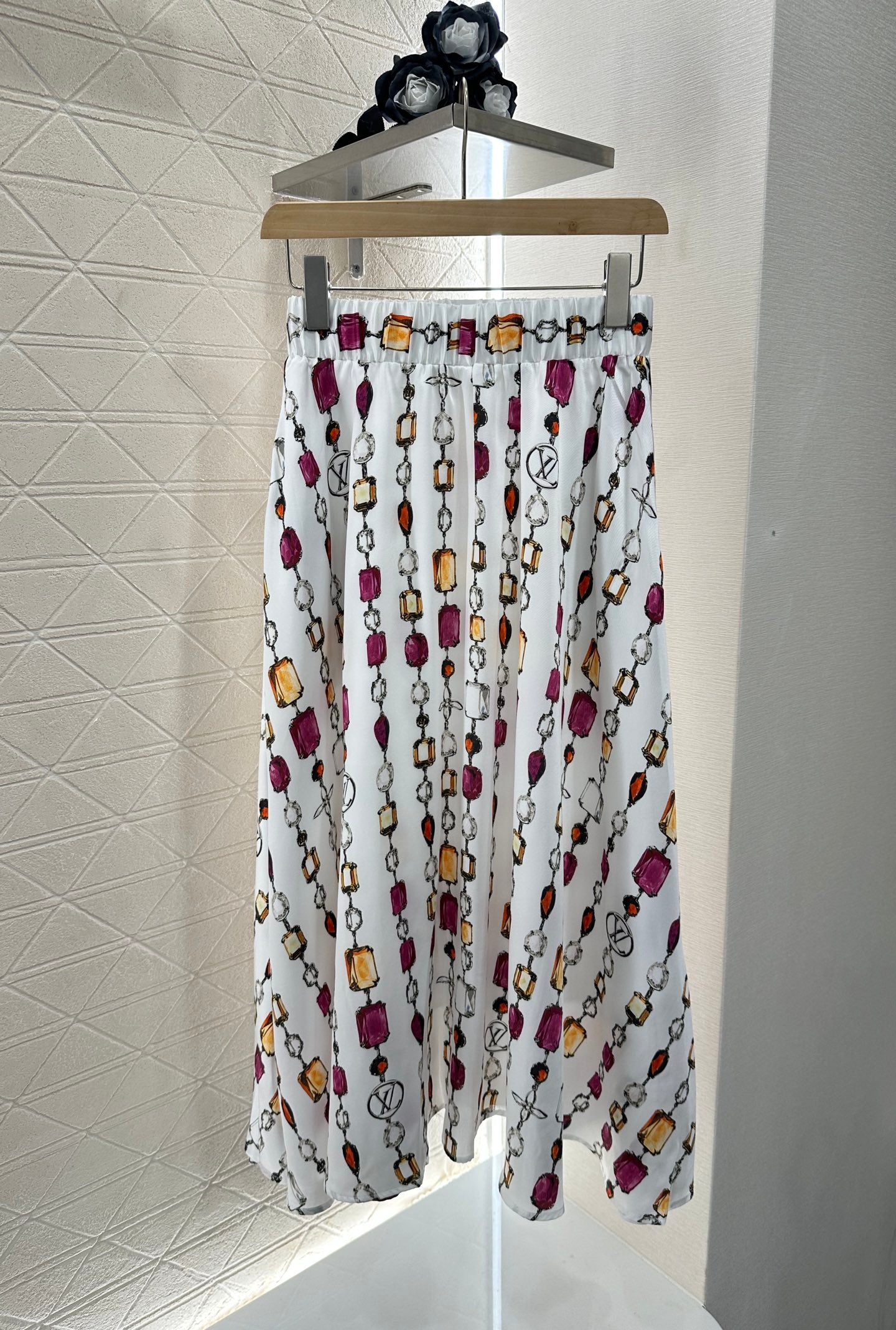 Louis *♥2025 new product Printed gemstone skirt