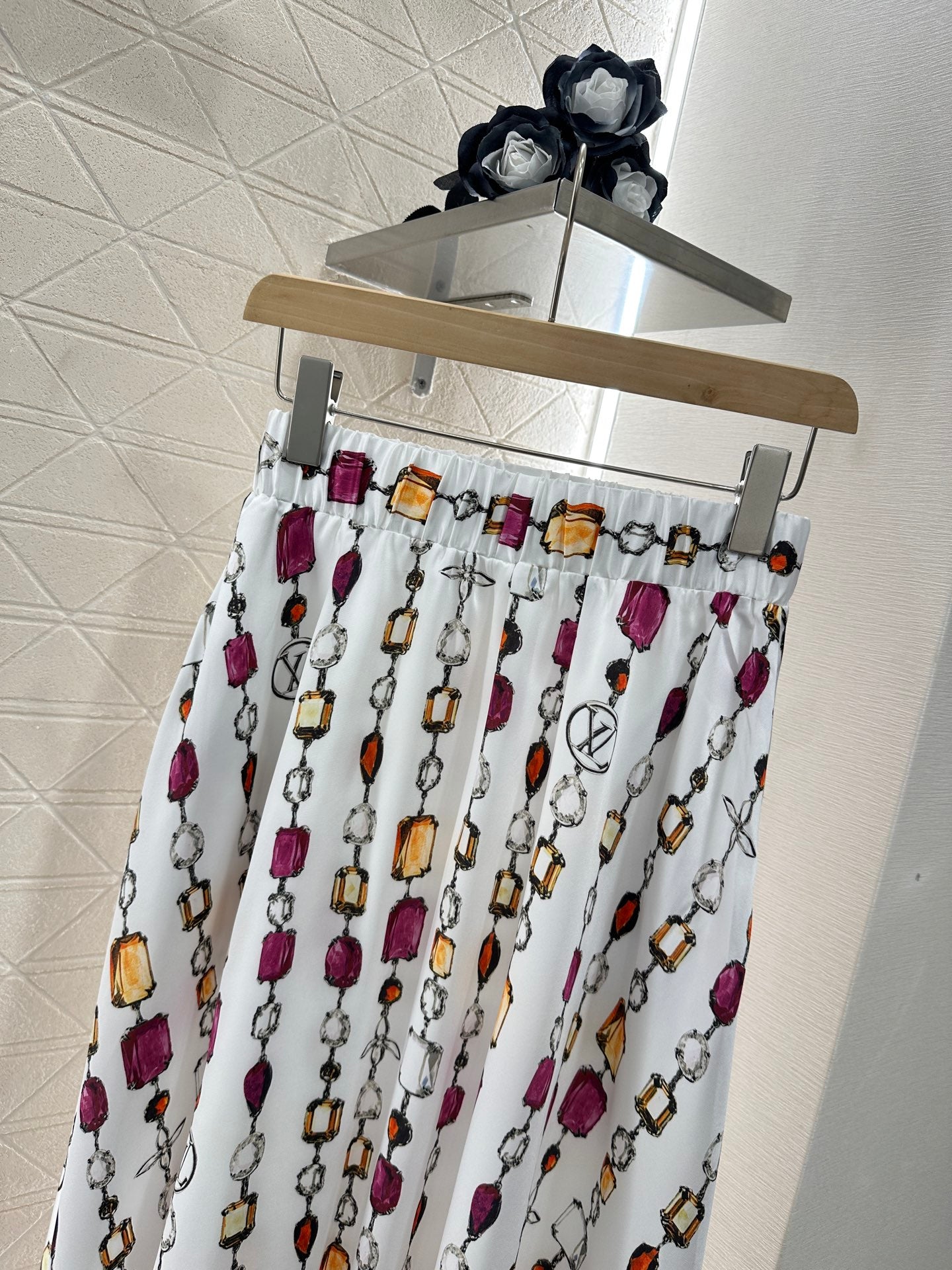Louis *♥2025 new product Printed gemstone skirt