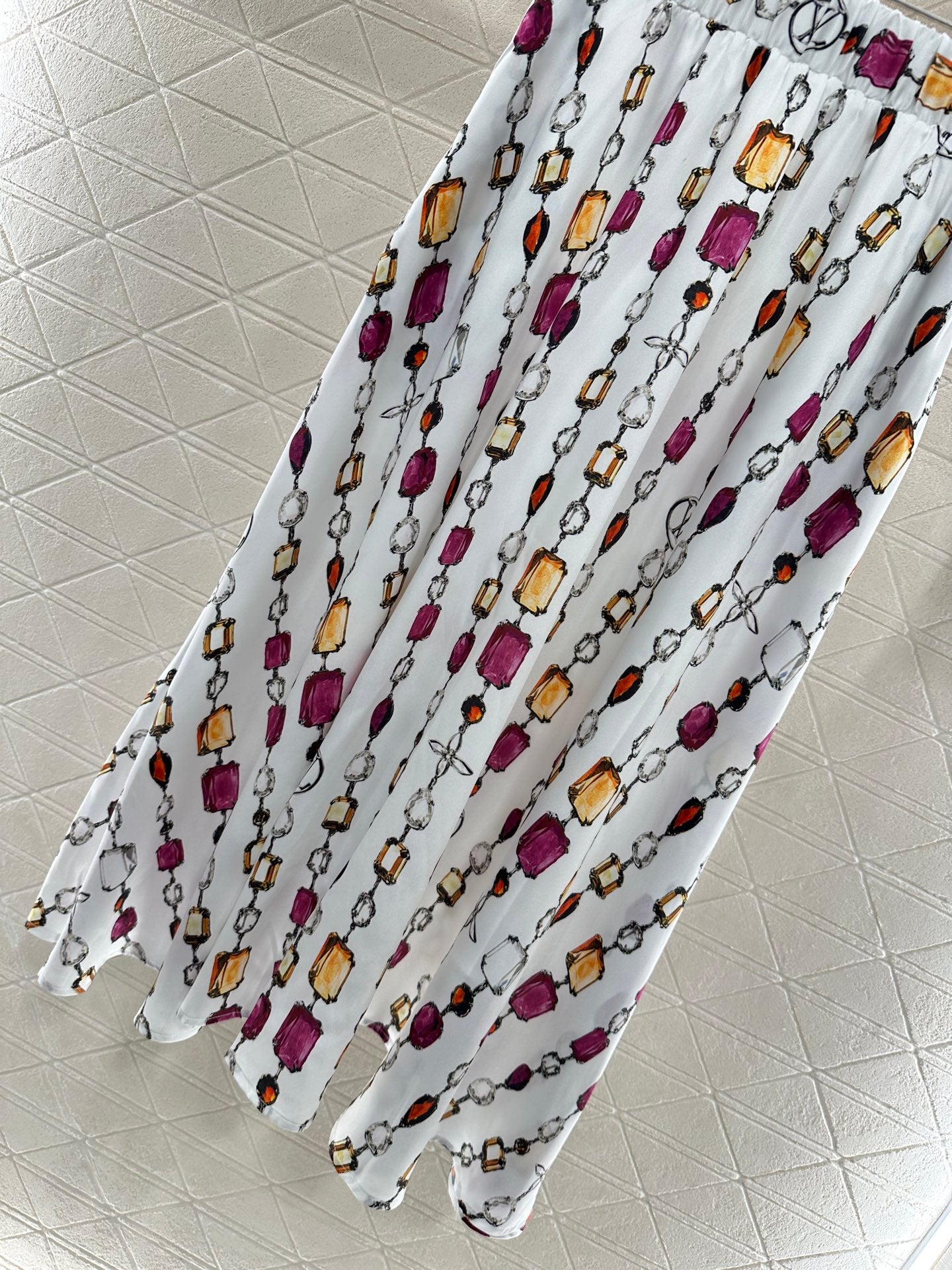 Louis *♥2025 new product Printed gemstone skirt