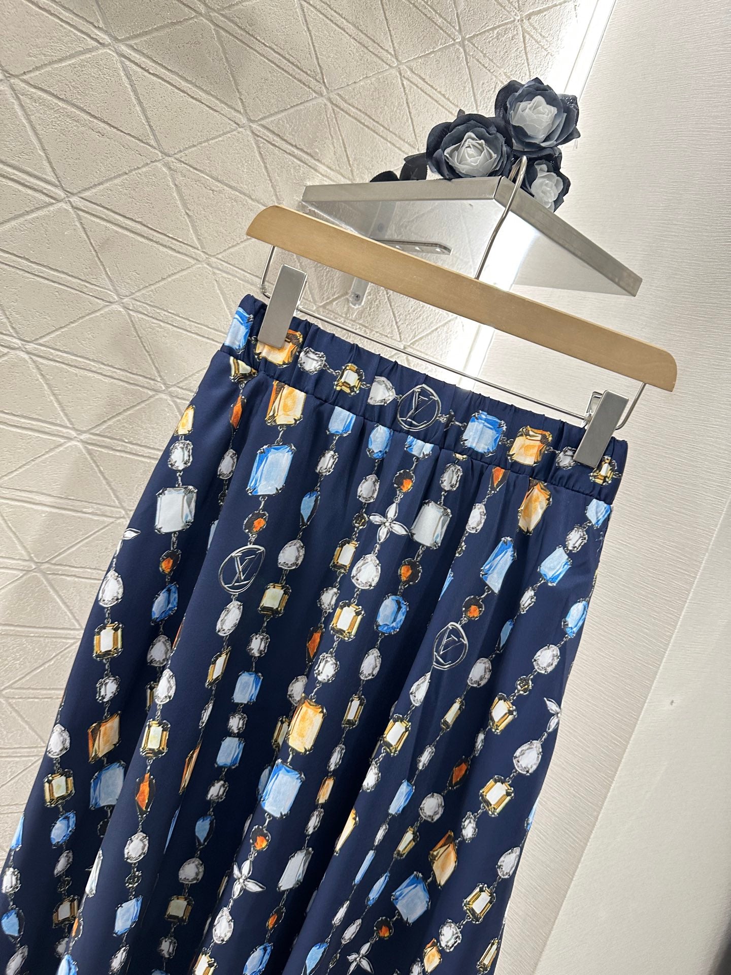 Louis *♥2025 new product Printed gemstone skirt