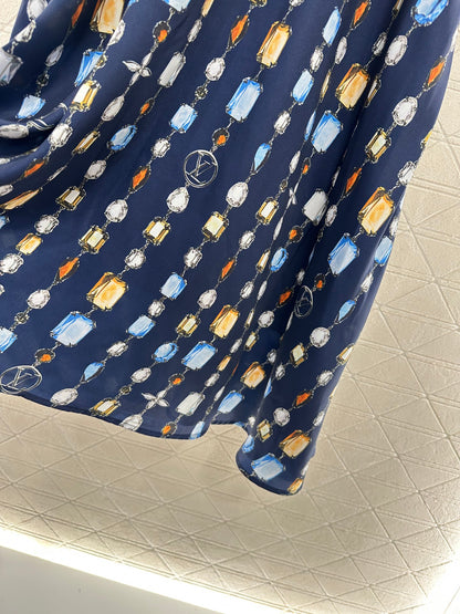 Louis *♥2025 new product Printed gemstone skirt