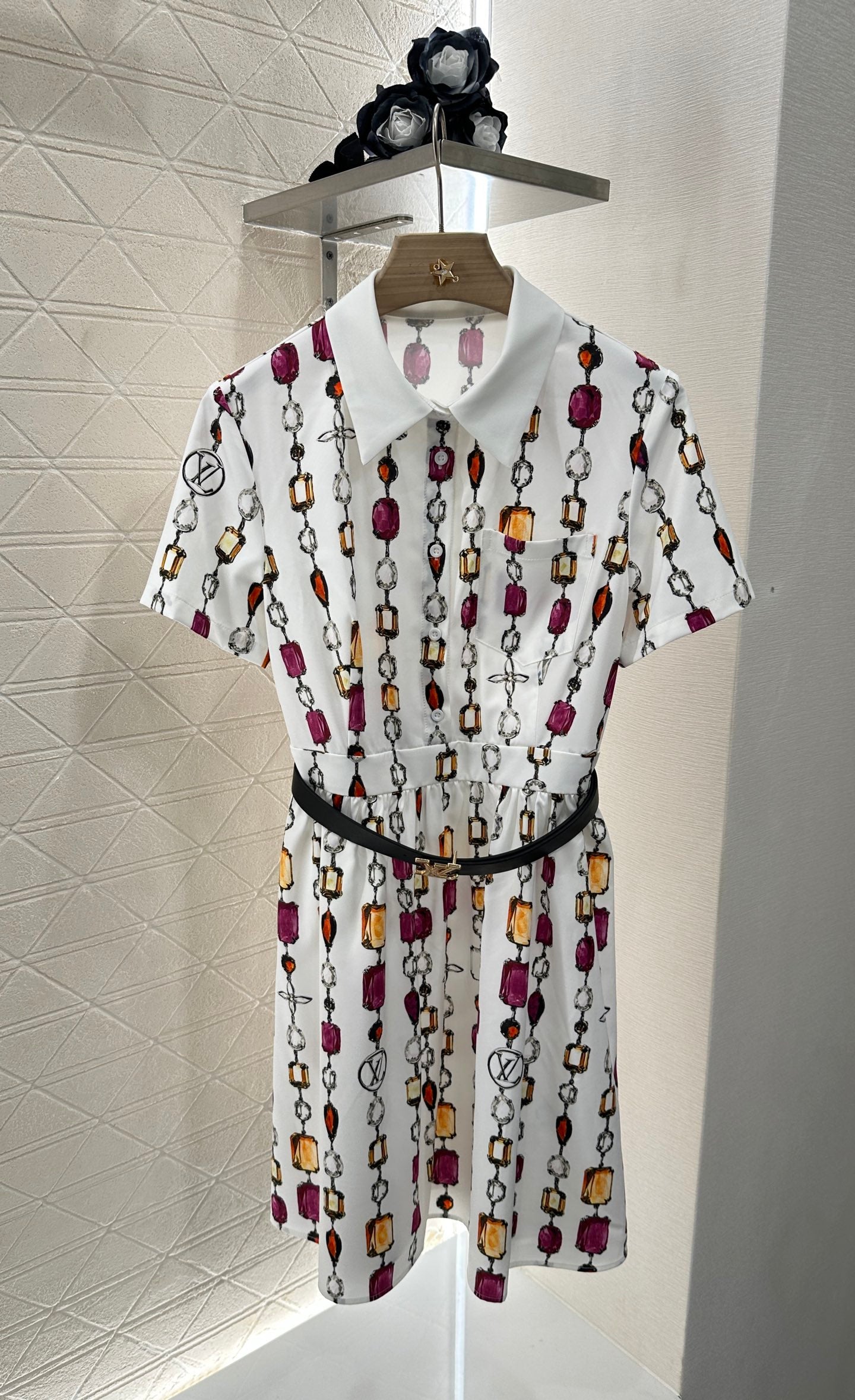 Louis *♥2025 new products Belt dress