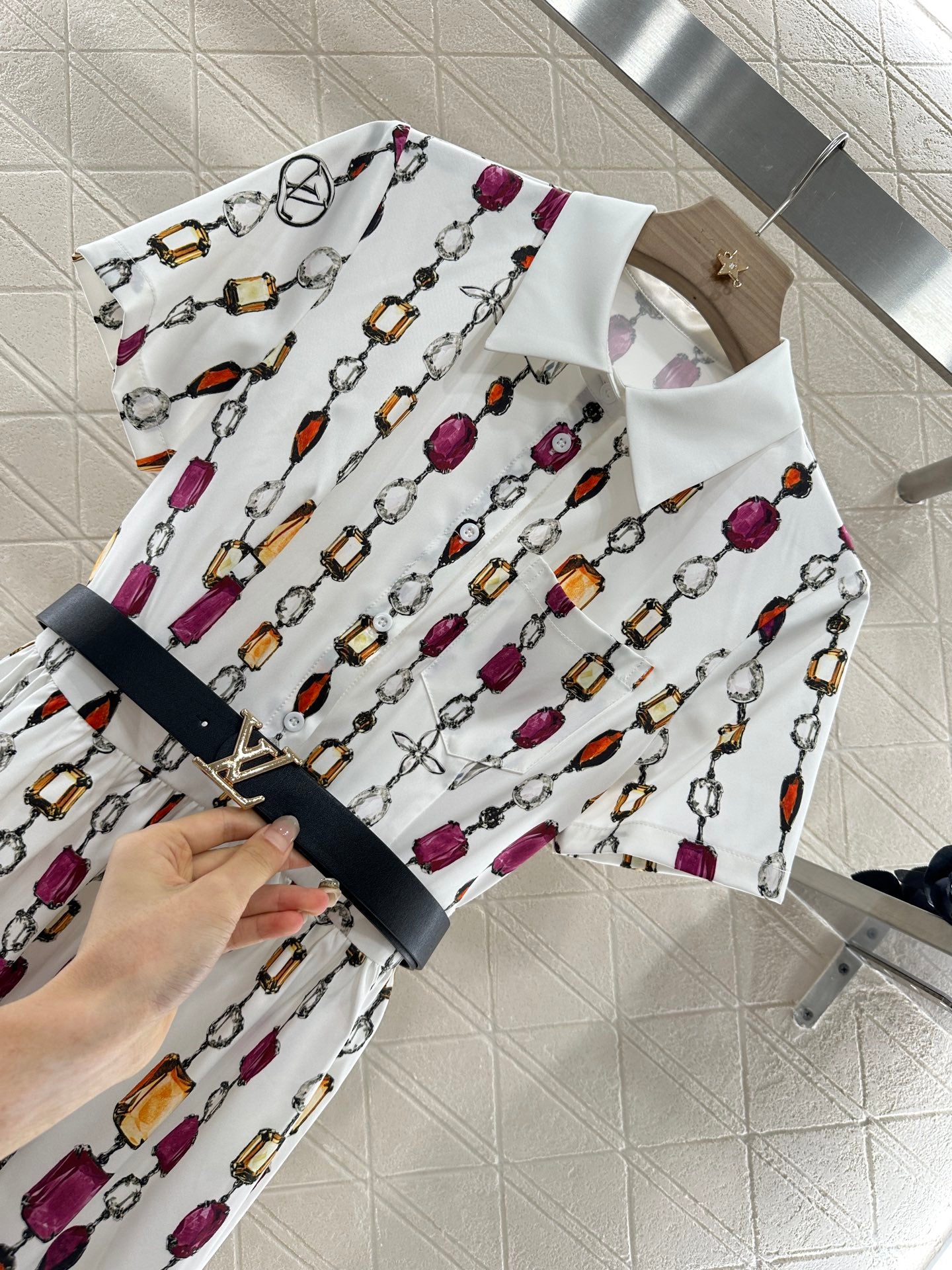 Louis *♥2025 new products Belt dress