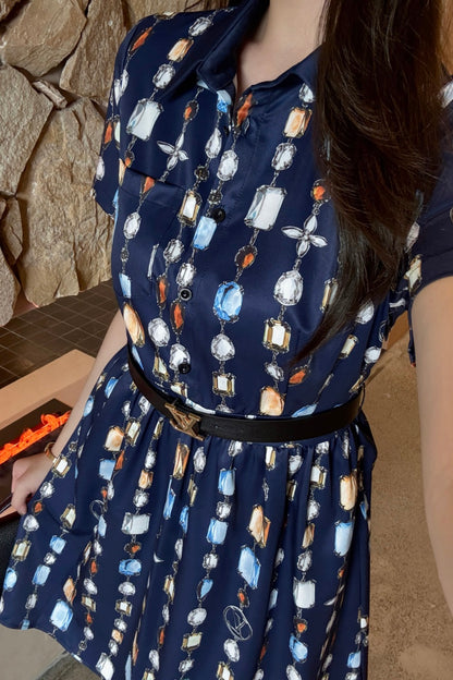 Louis *♥2025 new products Belt dress