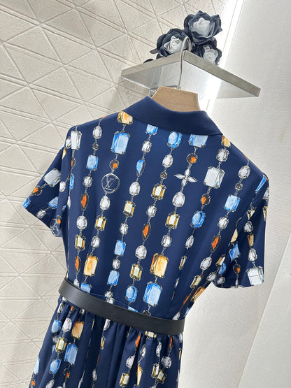 Louis *♥2025 new products Belt dress