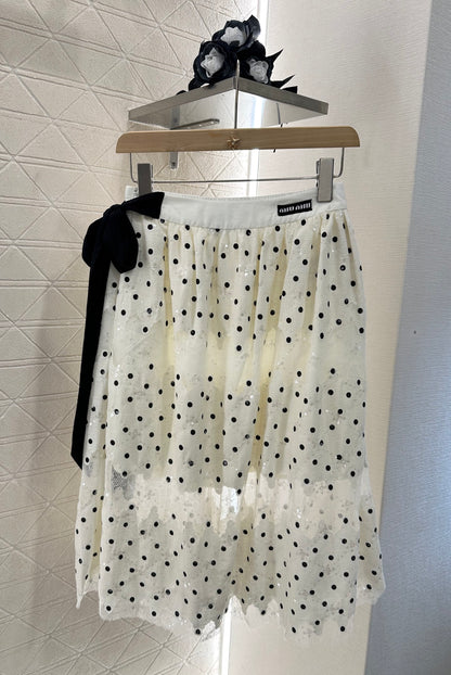Mi*mi*♥2025 new product Bow skirt