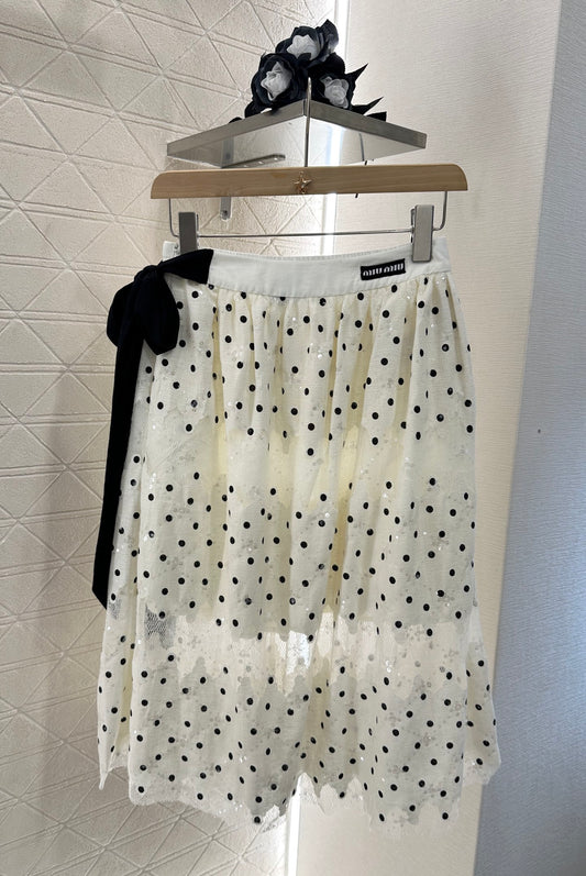 Mi*mi*♥2025 new product Bow skirt
